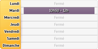 Horaires CAF - Abscon