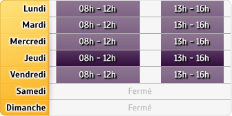 Horaires CAF - Chambéry