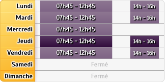 Horaires LCL - Cayenne