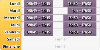 Horaires Agence Monteux
