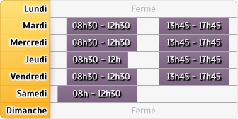 Horaires Agence Bourgoin Saint Michel