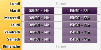 Horaires La Poste - Apilly