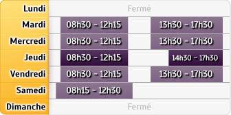 Horaires LCL Nice Carras