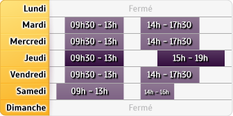 Horaires LCL Chesnay Htl Ville