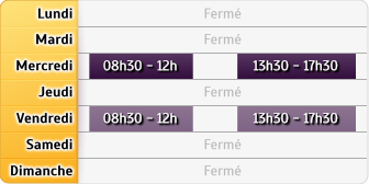 Horaires LCL Moutiers