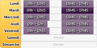 Horaires Agence Les 3 Vallees Moutiers
