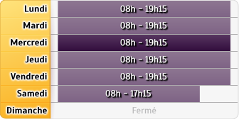 Horaires MAIF - Chambéry